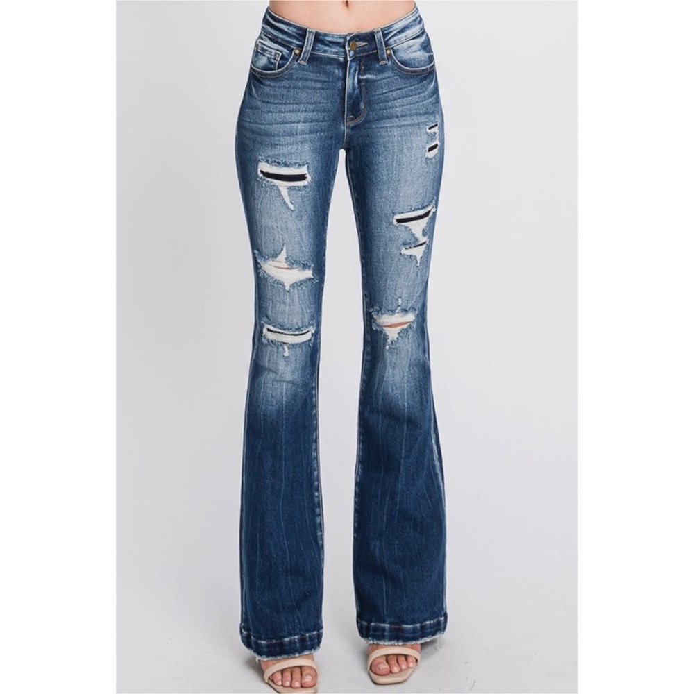 Dark wash patch flares